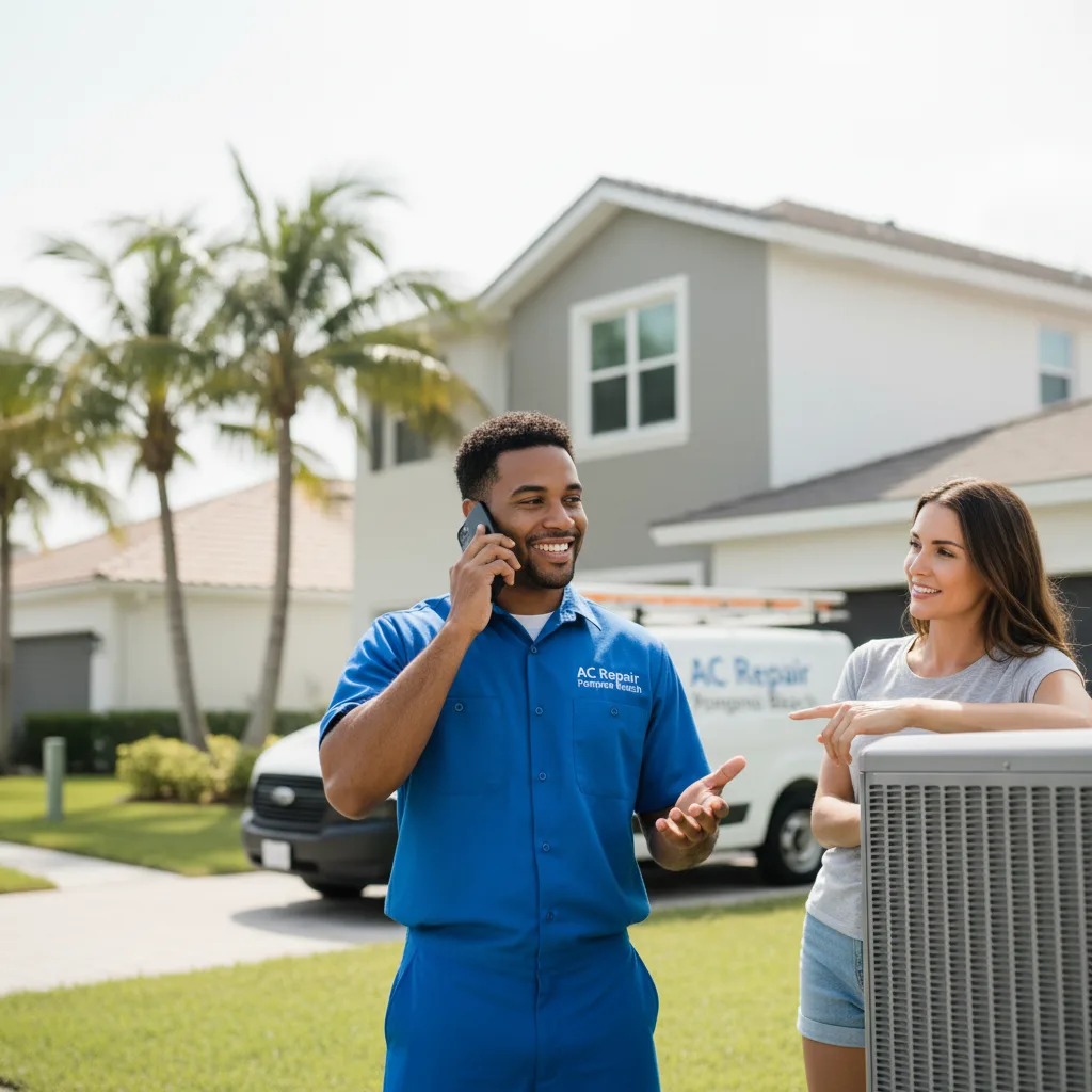 AC Repair Pompano Beach customer support in Downey